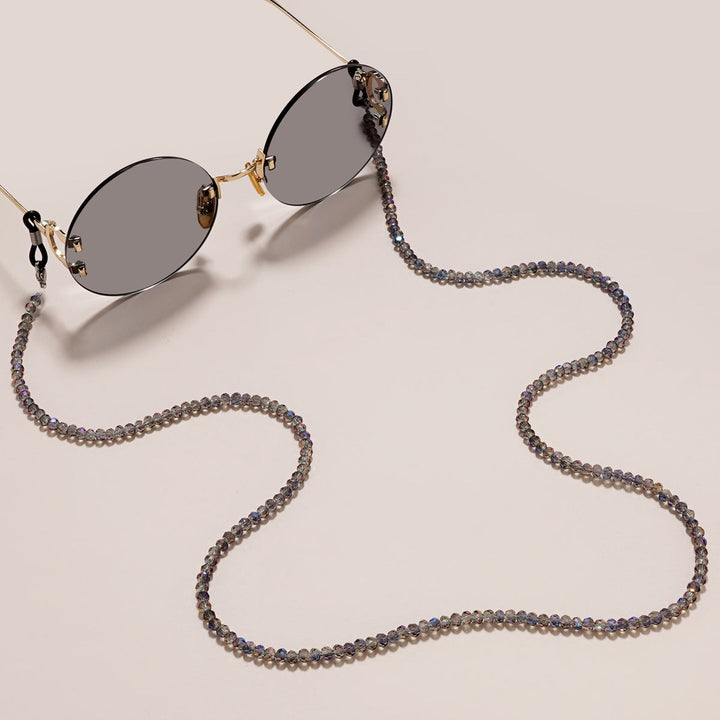 Dual-Strand Gemstone Glasses Chain kalsten