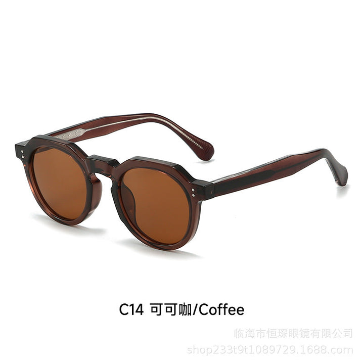 Ladies stylish sunglasses with unique octagonal frame Kalsten