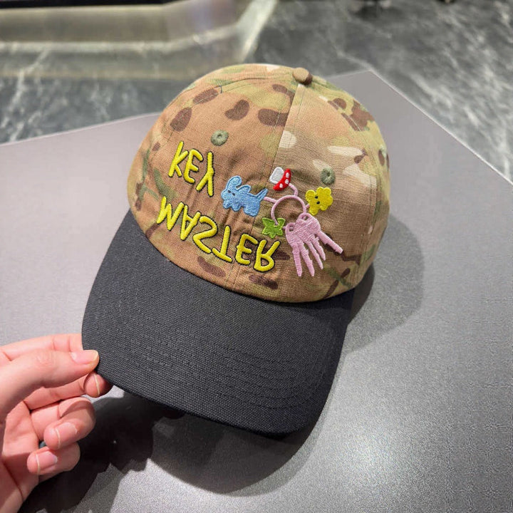 Unisex Embroidered Camo Cap Kalsten