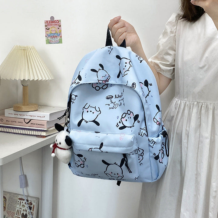 Whimsical Cartoon-Patterned Backpack Kalsten