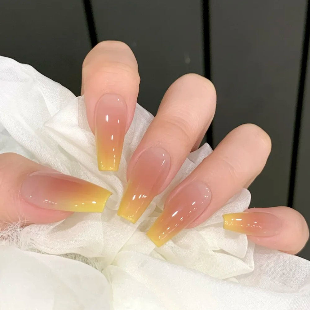 Acrylic Nail Set with Ombre Effect Acalora