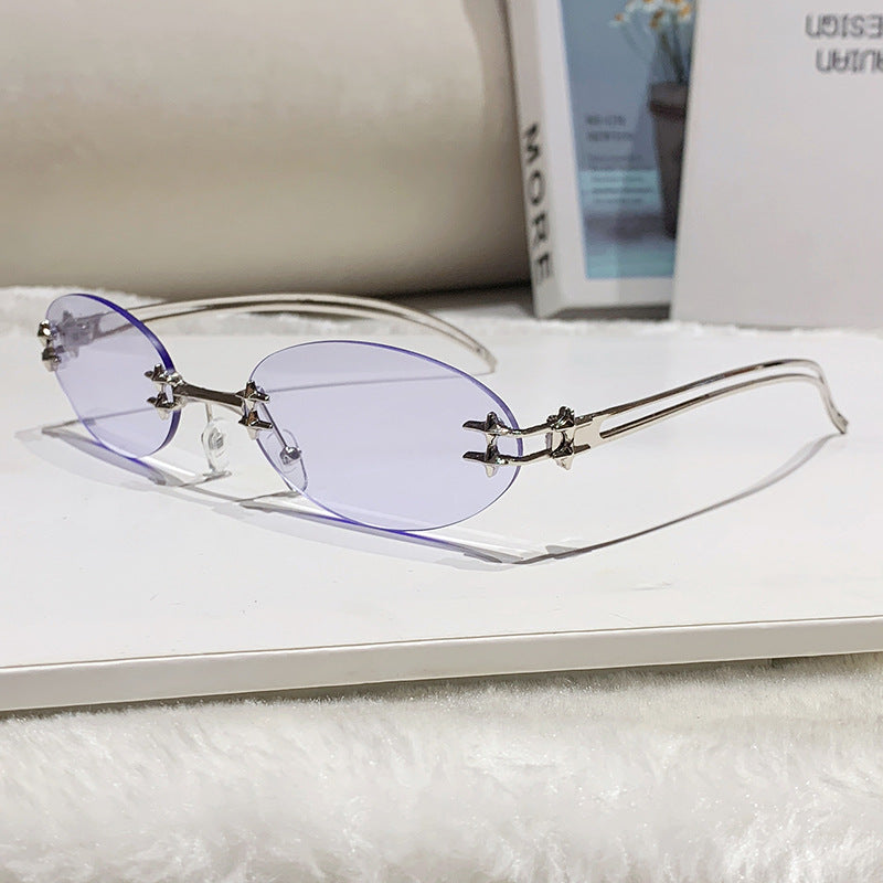 Women's elegant metal glasses with filigree design Kalsten