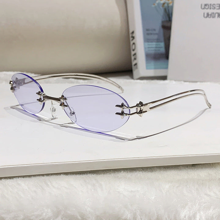 Women's elegant metal glasses with filigree design Kalsten