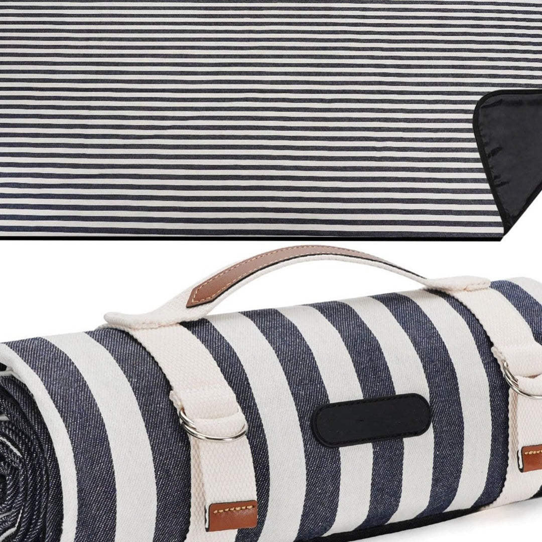 Unisex Picnic blanket with water-repellent underside and carrying handle Kalsten
