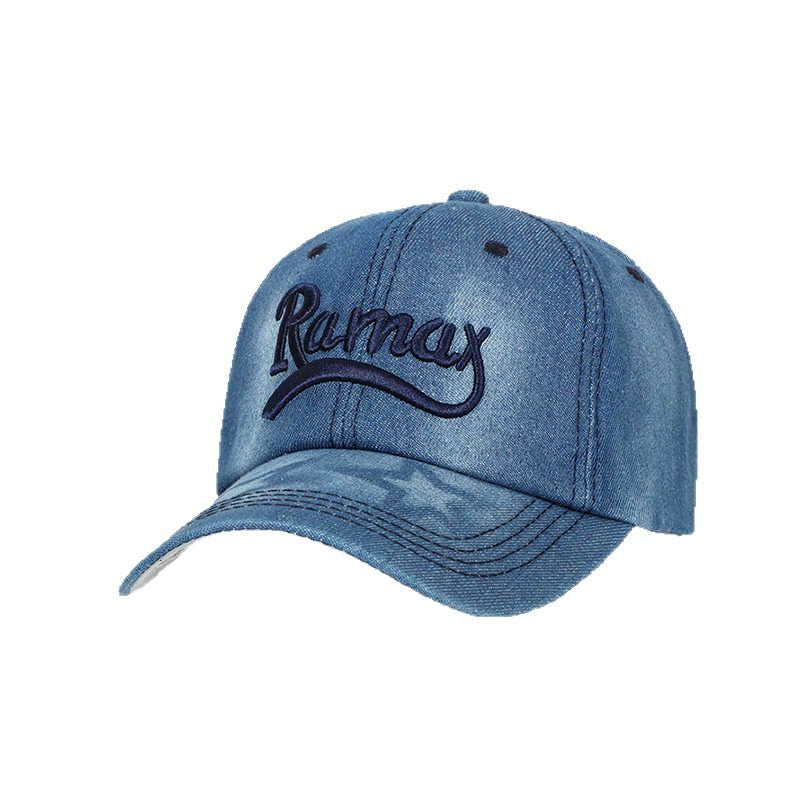 Unisex Denim Embroidered Baseball Cap Kalsten