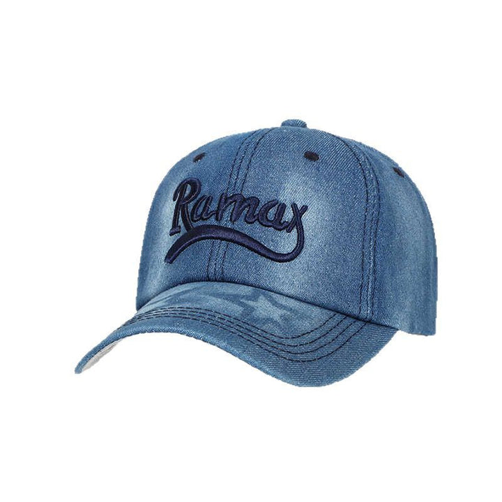 Unisex Denim Embroidered Baseball Cap Kalsten