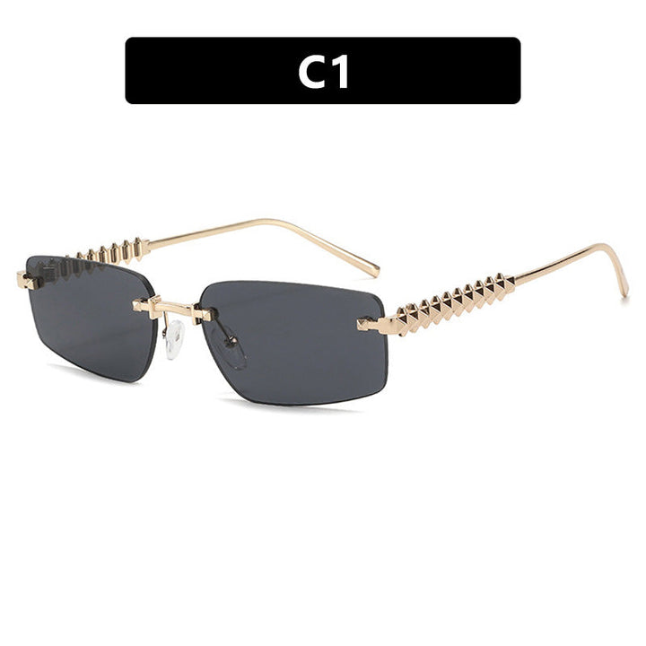 Women's square sunglasses with filigree frame and luxurious accents Kalsten