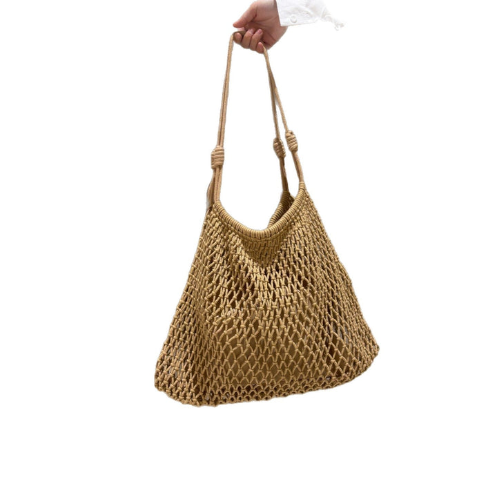 Net tote bag in boho style Kalsten