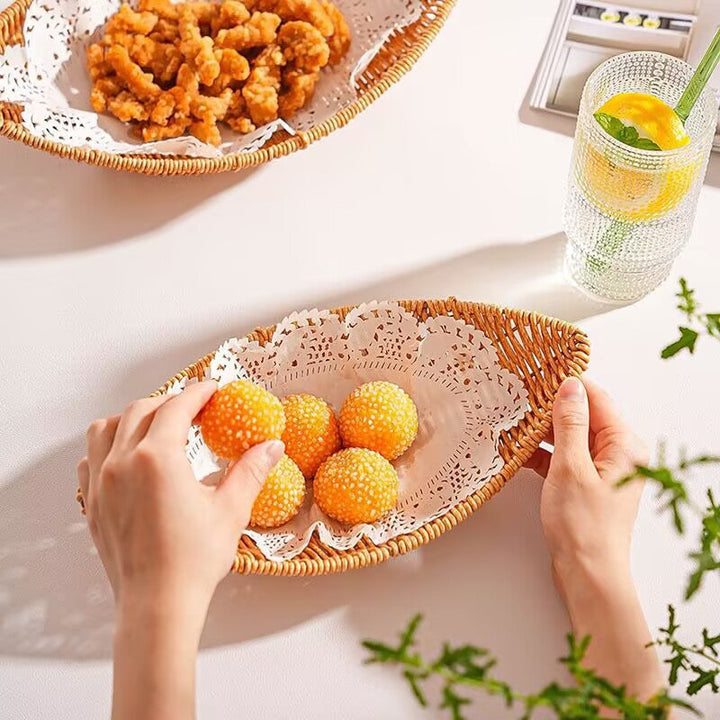 Women's Stylistically Safe Rattan Plate Kalsten