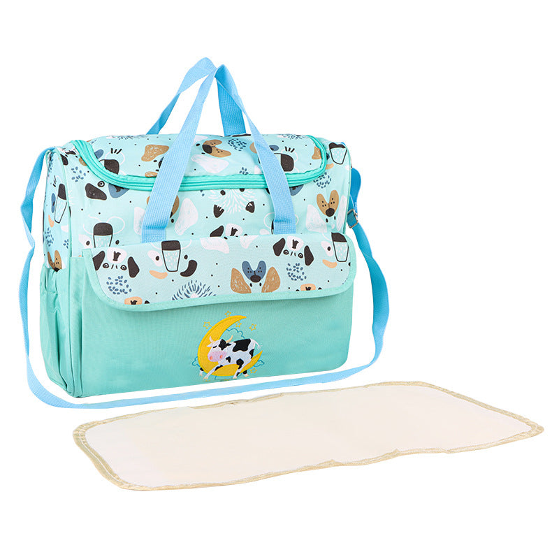 Multifunctional diaper bag with integrated changing mat Kalsten