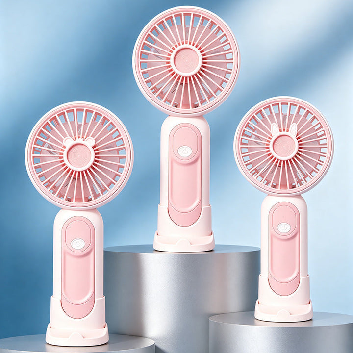 Women's Portable Hand Fan with Cute Design Kalsten