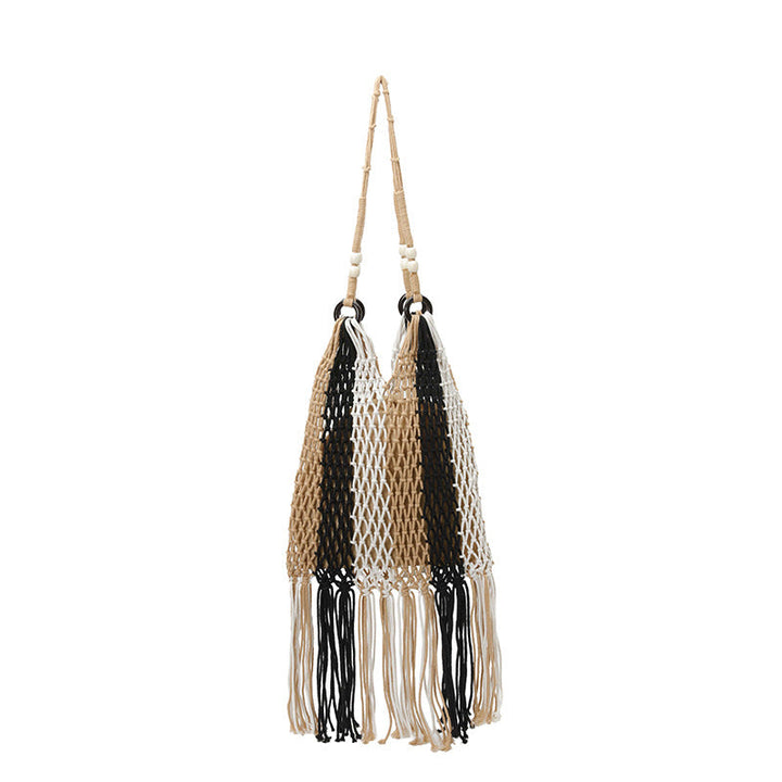 Macrame Tote Bag with Tassels Kalsten