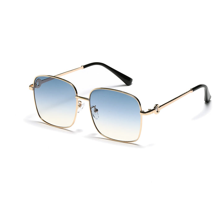 Ladies elegant square sunglasses with high-quality metal frame Kalsten