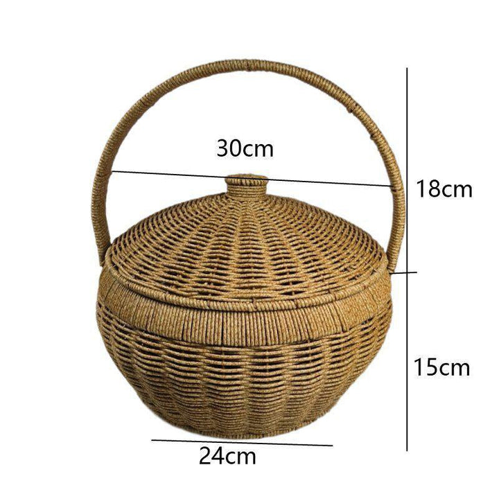 Ornamental Woven Storage Basket Kalsten