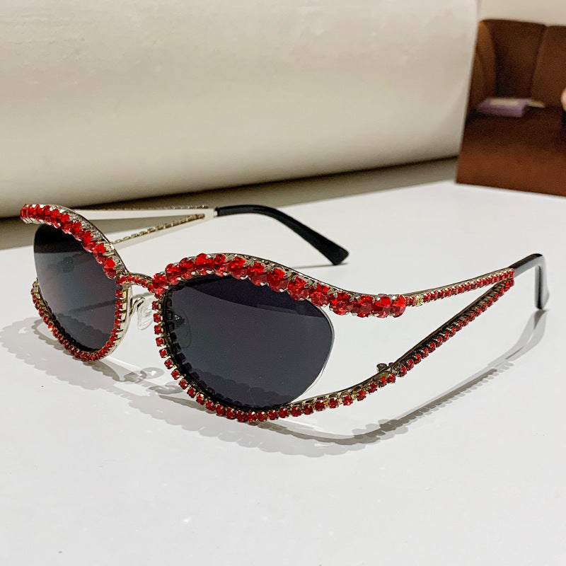 Ladies Glamorous Sunglasses with Sparkling Crystal Accents Kalsten