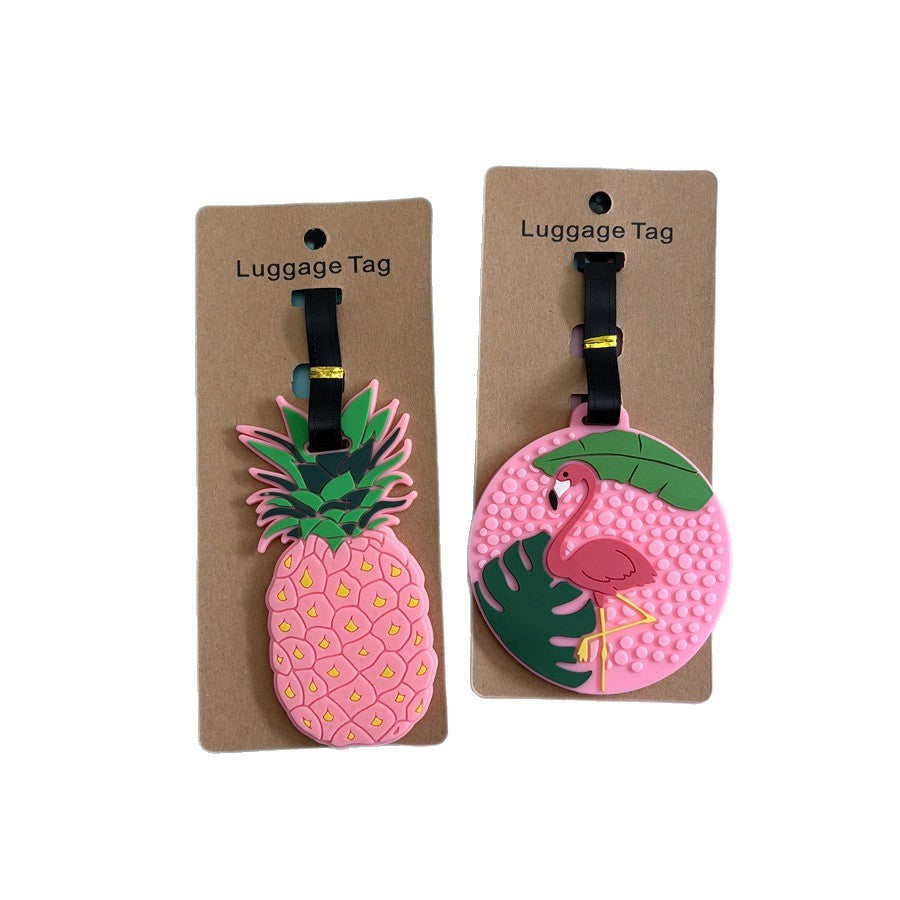 Pineapple-Themed Silicone Luggage Tag Kalsten
