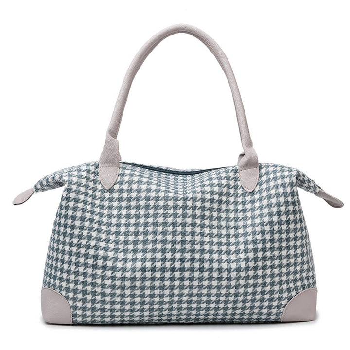 Fashionable handbag in timeless houndstooth pattern Kalsten