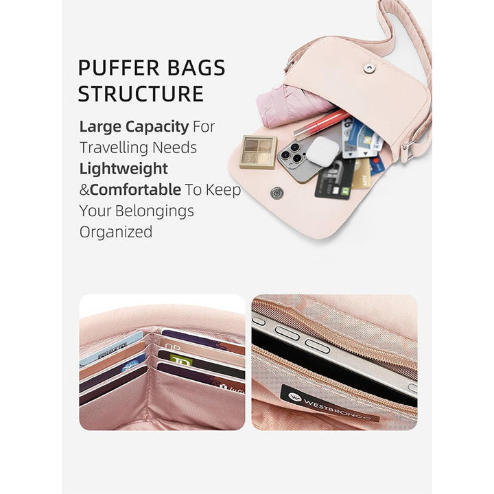 Padded shoulder bag with structured design Kalsten