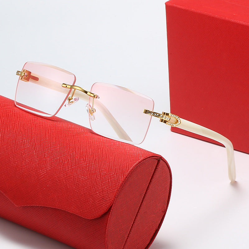 Ladies fashionable square sunglasses with luxurious accent and UV protection Kalsten