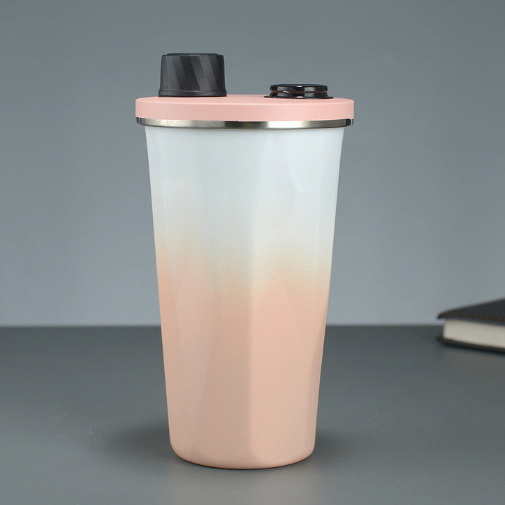 Women's insulated drinking bottle with practical press closure Kalsten