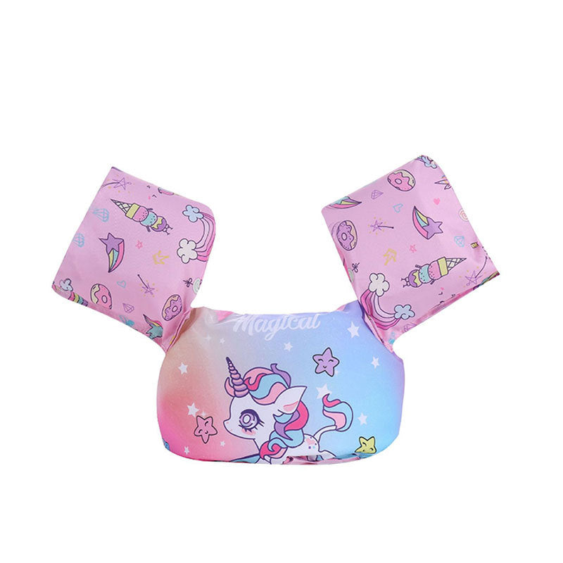 Women's Inflatable Swimming Aid with Colorful Flamingo Design Kalsten
