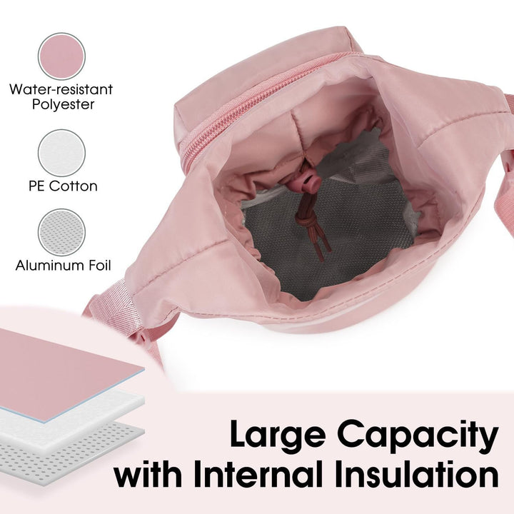 Shopping bag with insulated water bottle compartment Kalsten