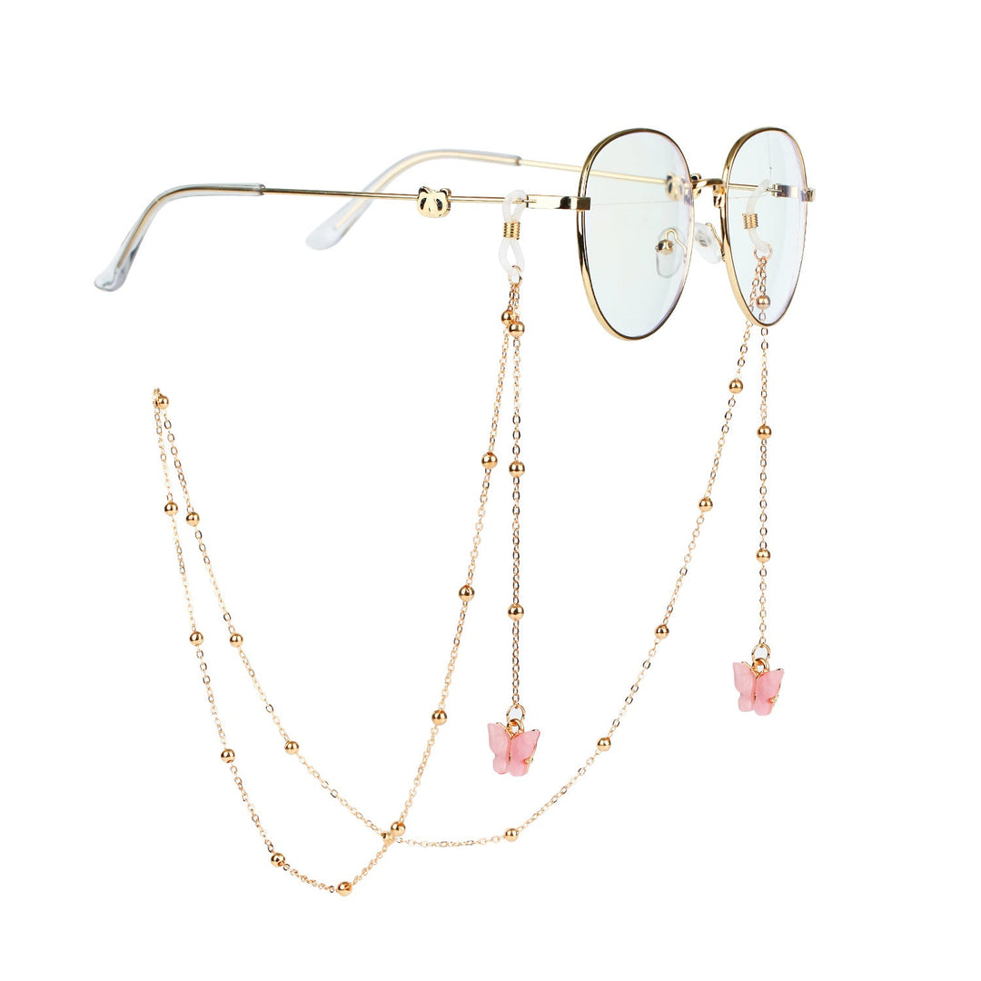 Fashionable sunglasses chains with butterfly pendants Kalsten
