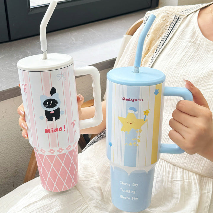 Women's thermos cup with cheerful vegetable design Kalsten