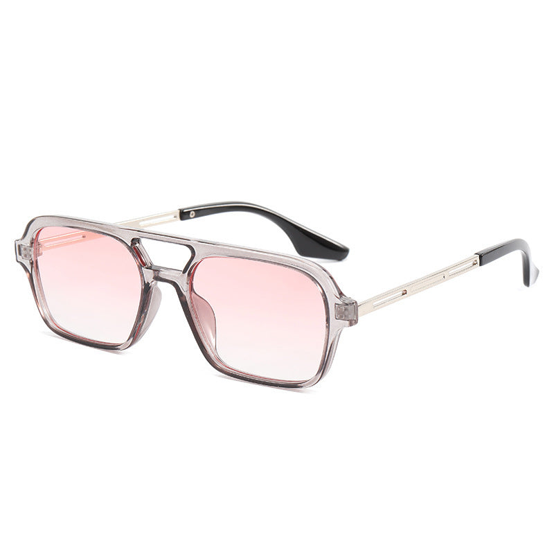 Women's Designer Sunglasses with Elegant Transparent Frame and Yellow Lenses Kalsten