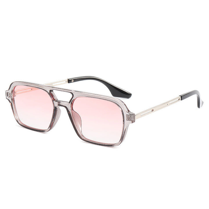 Women's Designer Sunglasses with Elegant Transparent Frame and Yellow Lenses Kalsten
