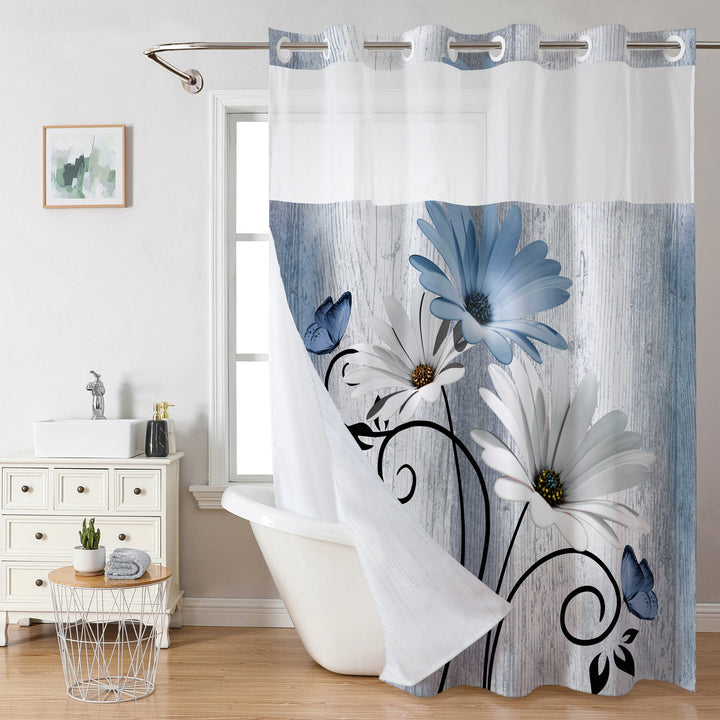 Floral Print Shower Curtain Kalsten