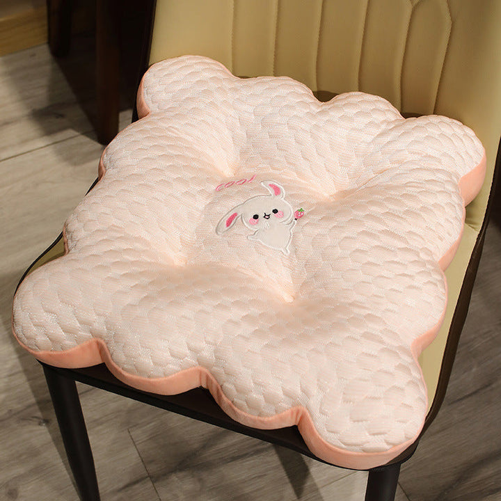 Plush seat cushion with funny animal motif Kalsten