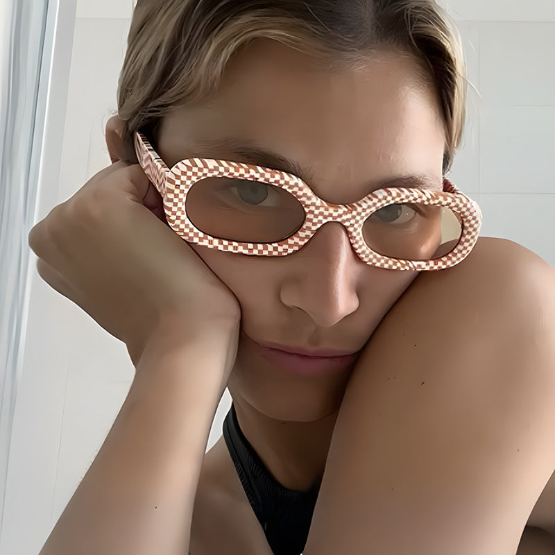Women's oversized sunglasses with unusual pattern Kalsten