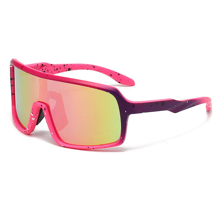 Ladies fashionable sunglasses in a futuristic design with large lenses Kalsten