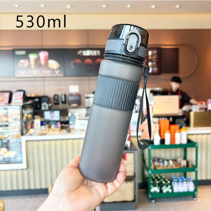 Ladies practical and leak-proof drinking bottle with integrated carrying strap Kalsten