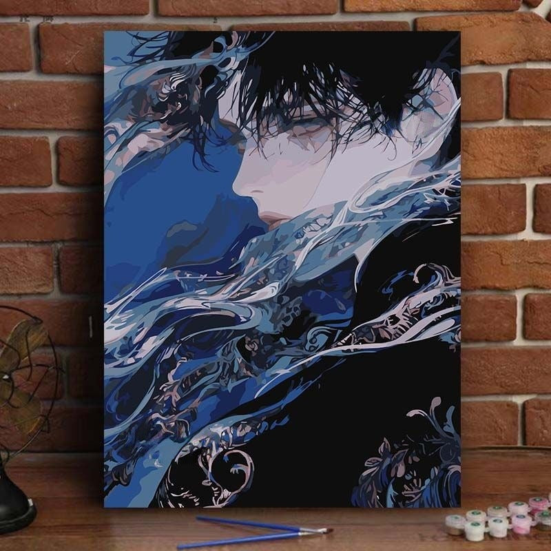 Abstract Art Portrait Canvas Print Kalsten