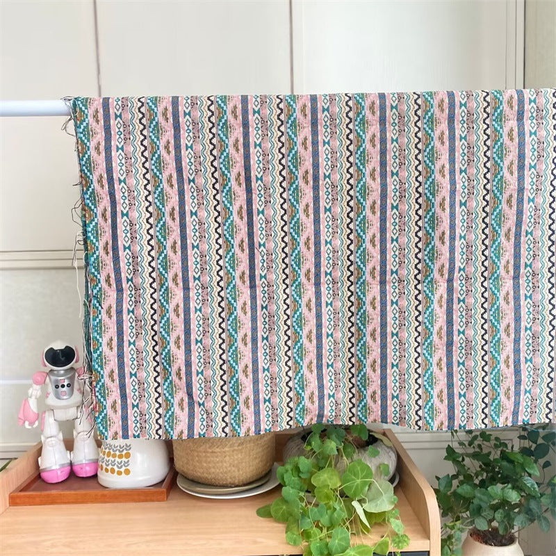 Artistic Textured Fabric Table Runner