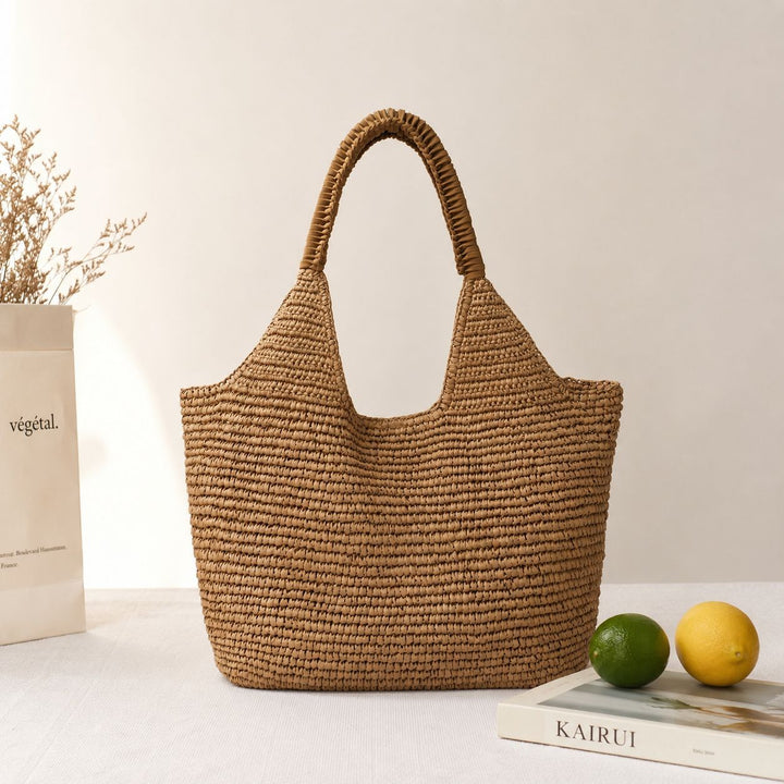Handwoven shopping and beach bag Kalsten