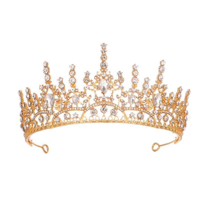 Women Elegant Tiara with Sparkling Crystals Kalsten