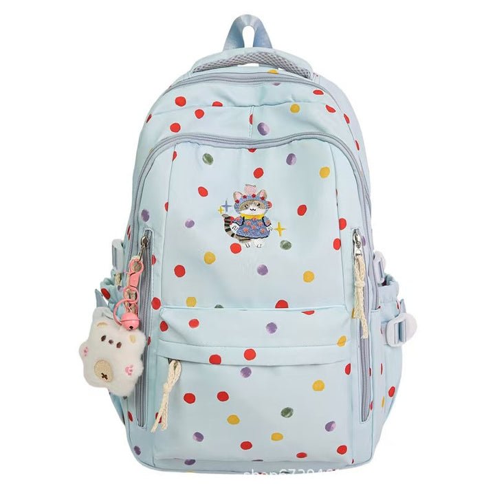 Playful Character Print Backpack Kalsten
