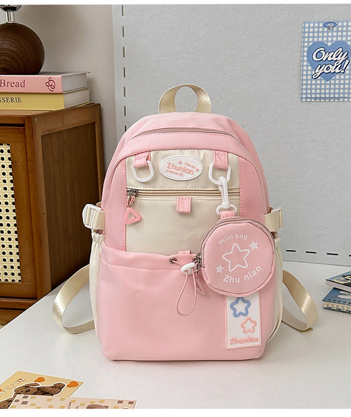 Multi-Pocket Playful School Backpack