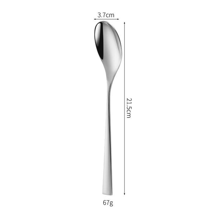 Elegant dessert knife with curved handle Kalsten