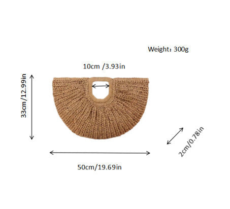Handbag with tasteful wave pattern Kalsten