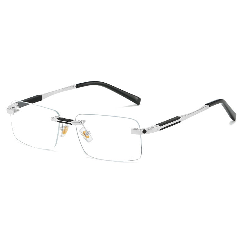 Women's sunglasses in modern rectangular design with luxurious metal elements Kalsten