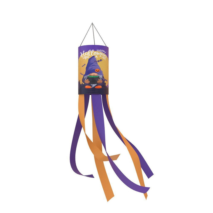 Unisex nan patriotic American flag windsock with long trailing streamers and reinforced hanging loop Kalsten