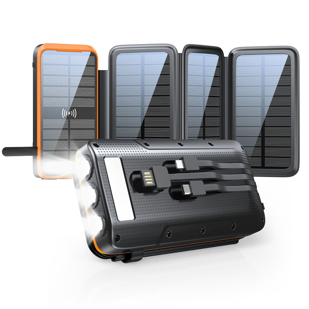 Solar-powered power bank with LED lights Kalsten