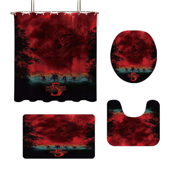 Stranger Things Adventure-Themed Digital Bathroom Set Kalsten