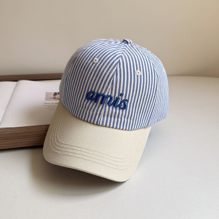 Women's Striped Cotton Baseball Cap Kalsten