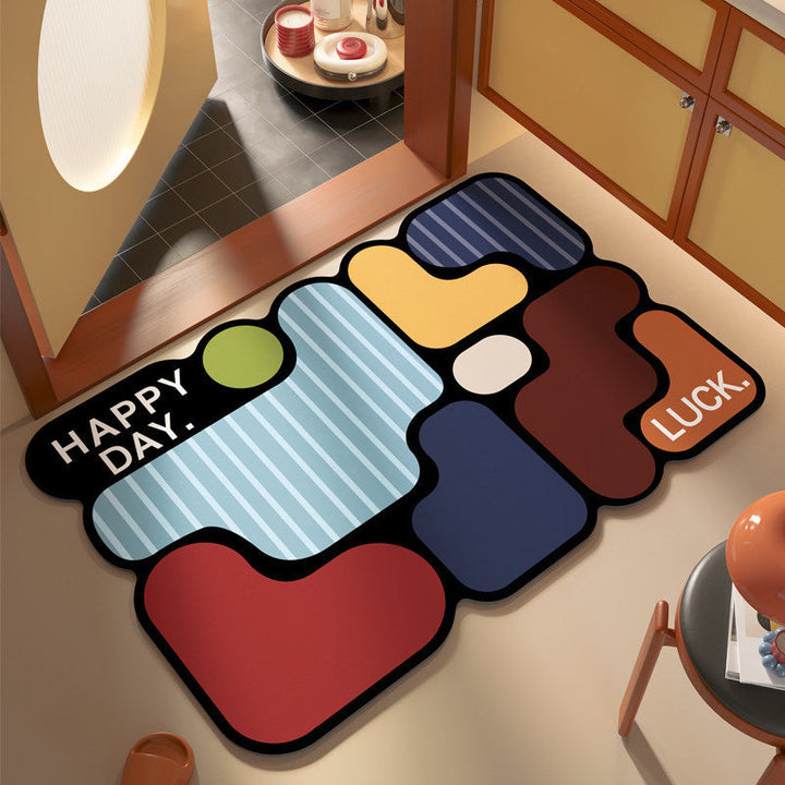 Artistic Colorful Doormat Kalsten