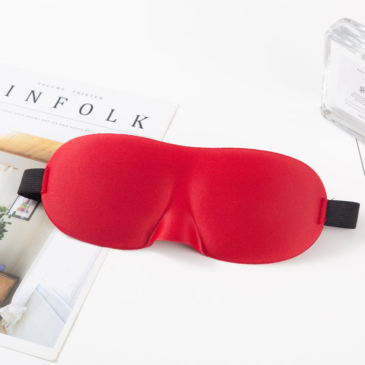 Unisex nan anatomically shaped sleep mask with formed eye sockets, lightweight foam core, and elastic comfort band Kalsten